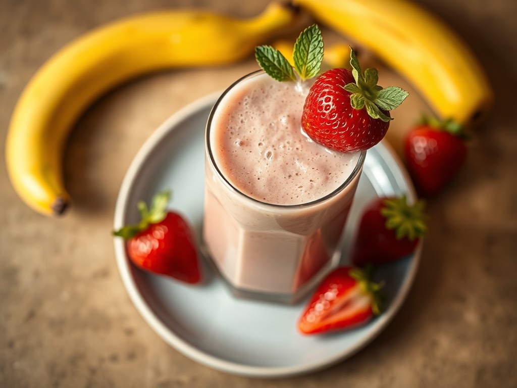 Strawberry Banana Smoothie
