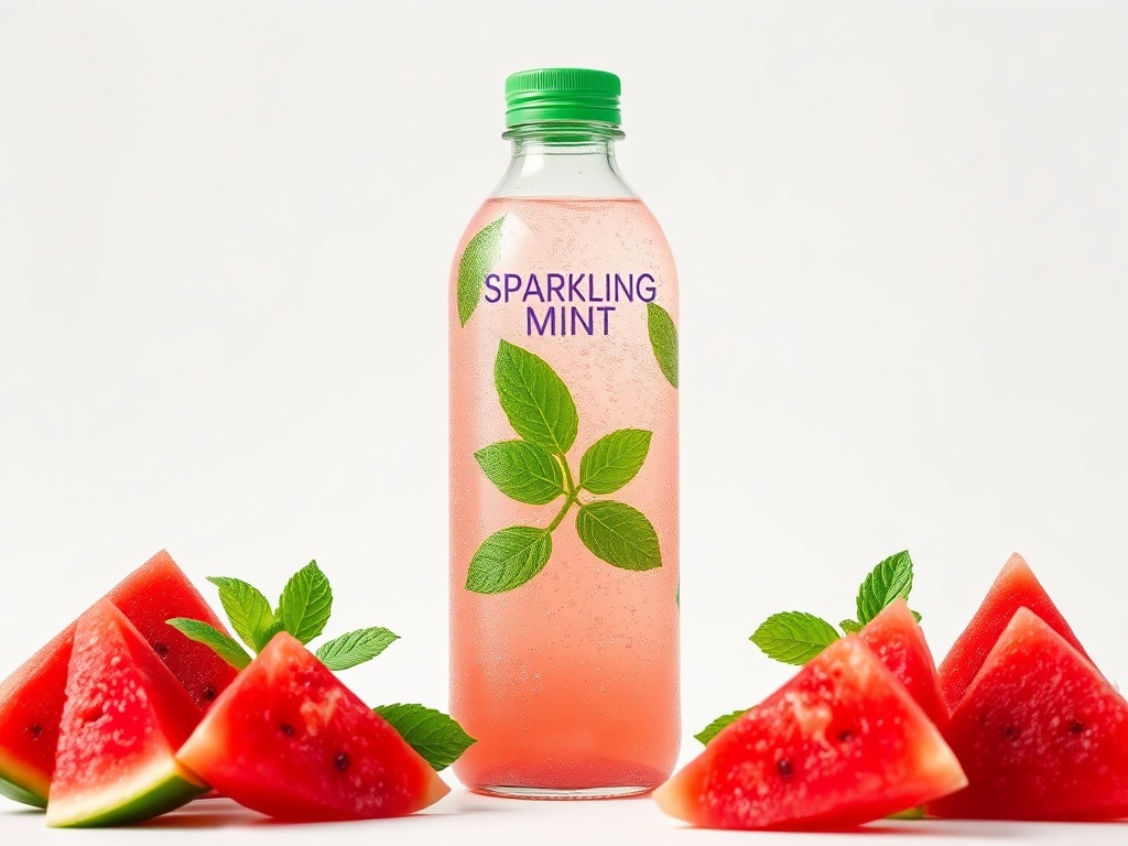 Sparkling Watermelon Mint Drink