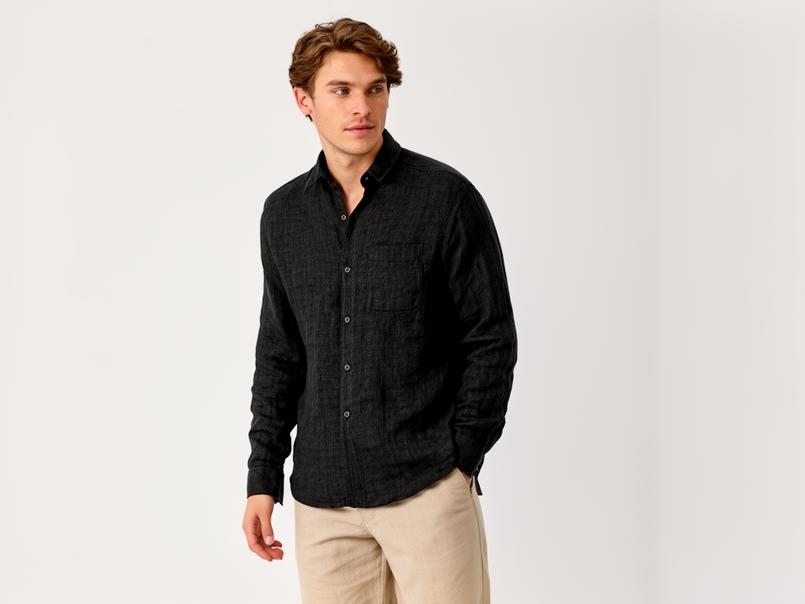 UV Protection Linen Shirt