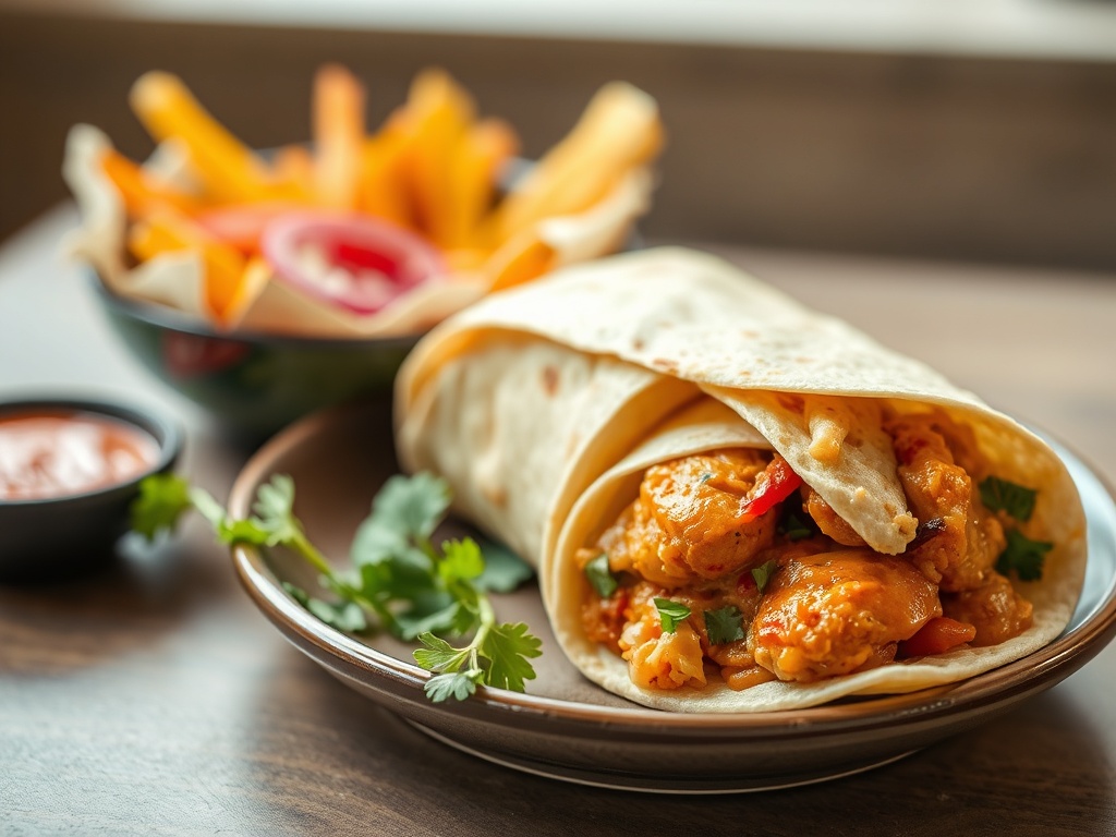 Spicy Chicken Wrap