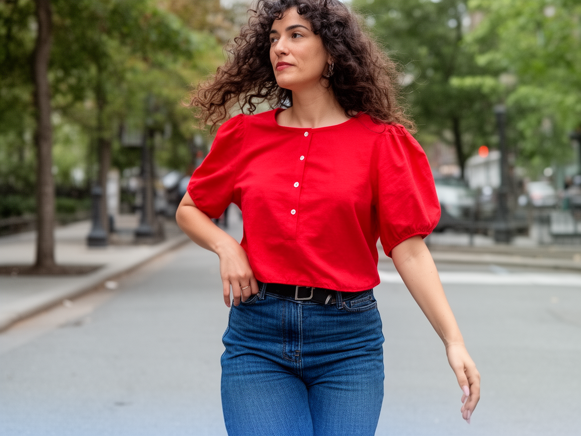 Coral Reef Cotton Blouse