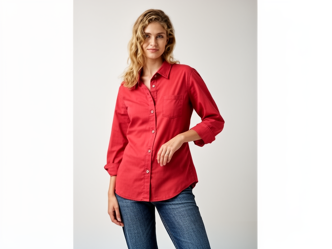 Sandy Shores Chambray Blouse