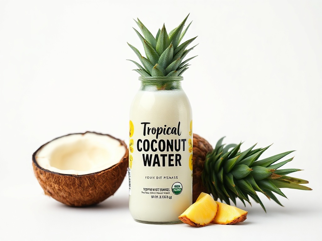 Tropical Coconut Water with Pineapple