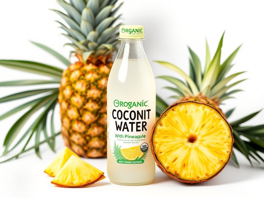 Organic Coconut Water with Pineapple