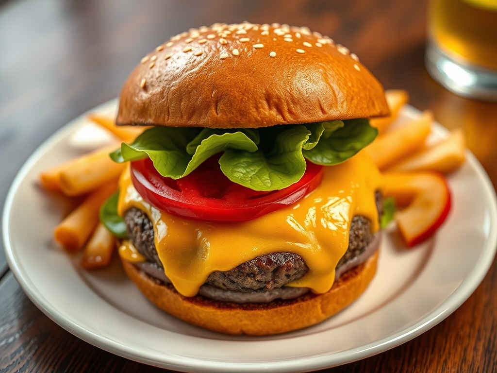 Tropical Sunset Burger