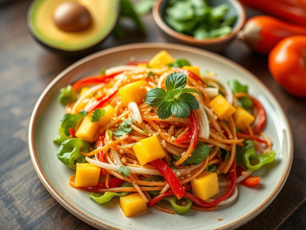 Spicy Thai Mango Salad