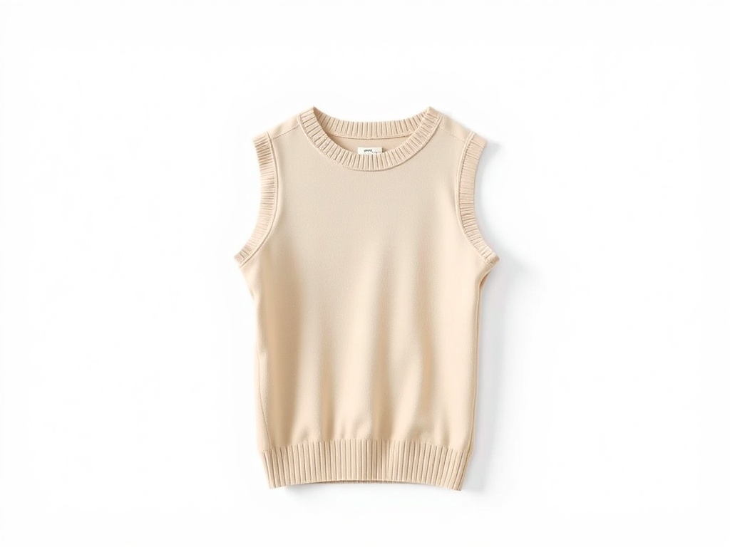 Sleeveless Cotton Sweater Top